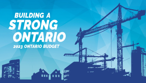 Building a Strong Ontario