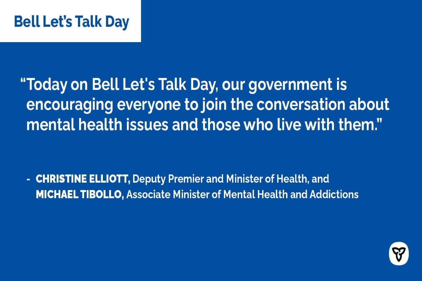 Join the Conversation on Mental Health on Bell Let's Talk Day