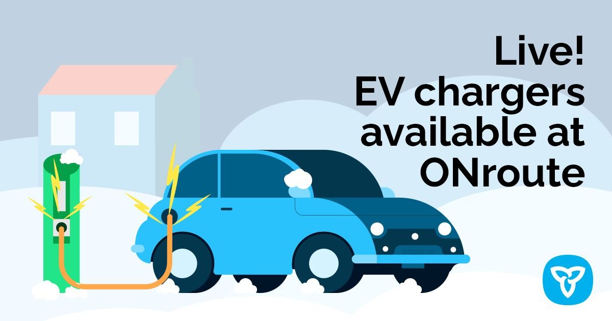 Building New ONroute Electric Vehicle Charging Stations