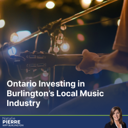 Ontario Investing in Burlington’s Local Music Industry